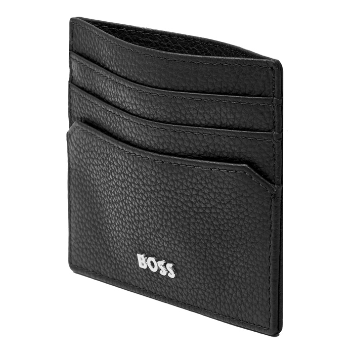 Футляр для кредитных карт Classic Grained Black, чёрный