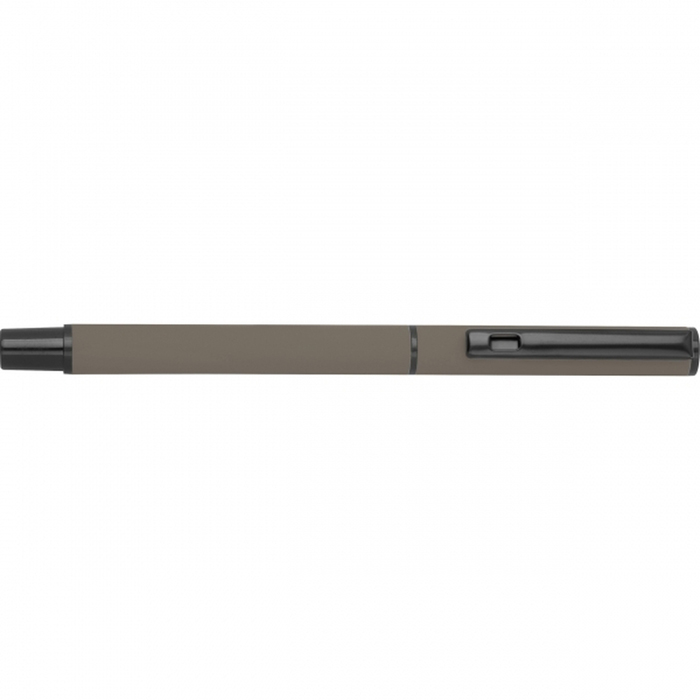 Набор: ручка шариковая и ручка-роллер CANTERBURY, тёмно-серый