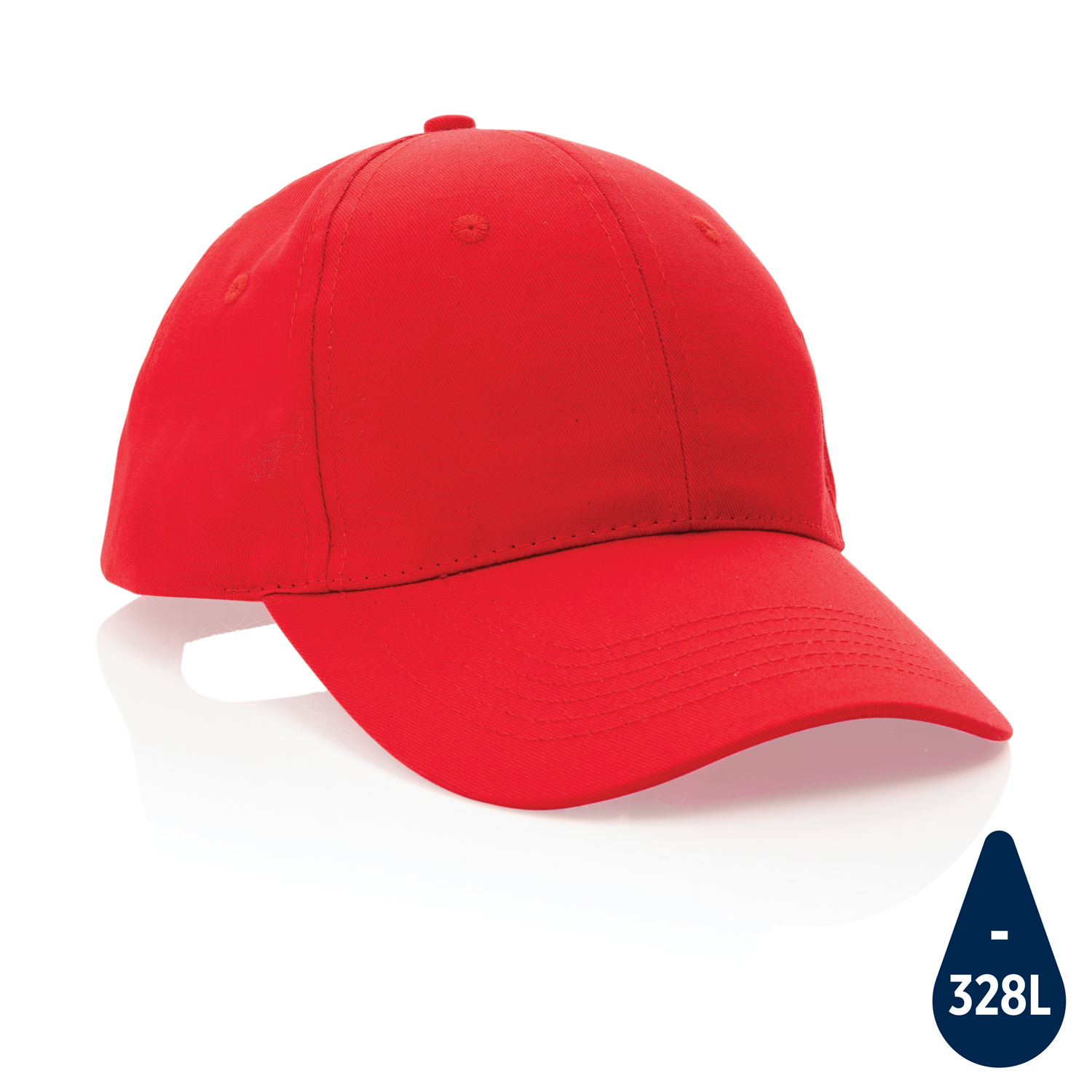 Бейсболка Impact из хлопка AWARE™, 6 клиньев, 190 г/м2