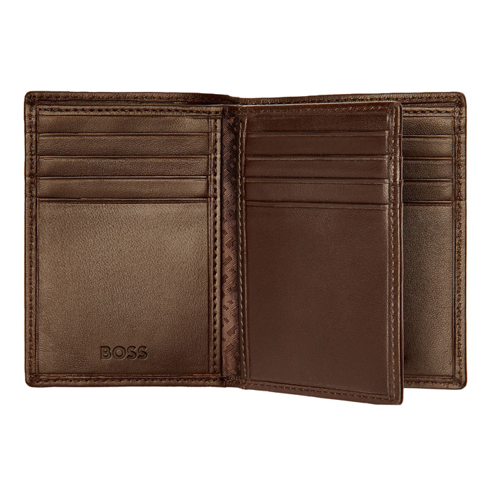 Футляр для кредитных карт Classic Smooth Brown, тёмно-коричневый