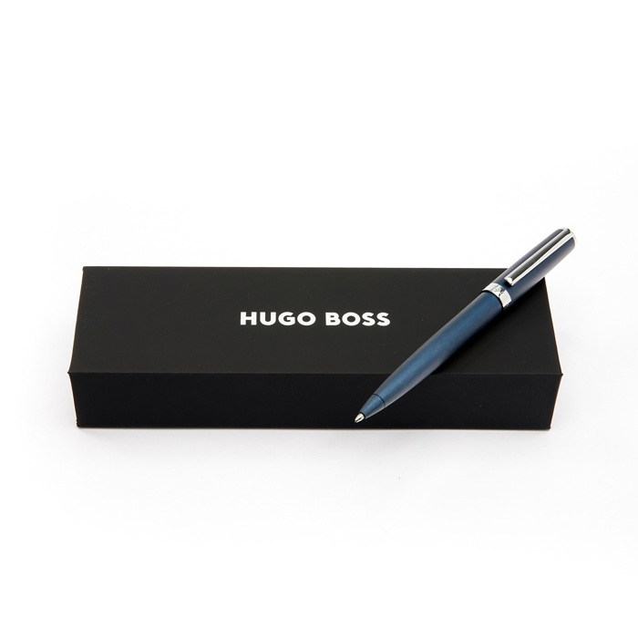 Ручка шариковая Gear Brushed Navy, тёмно-синий