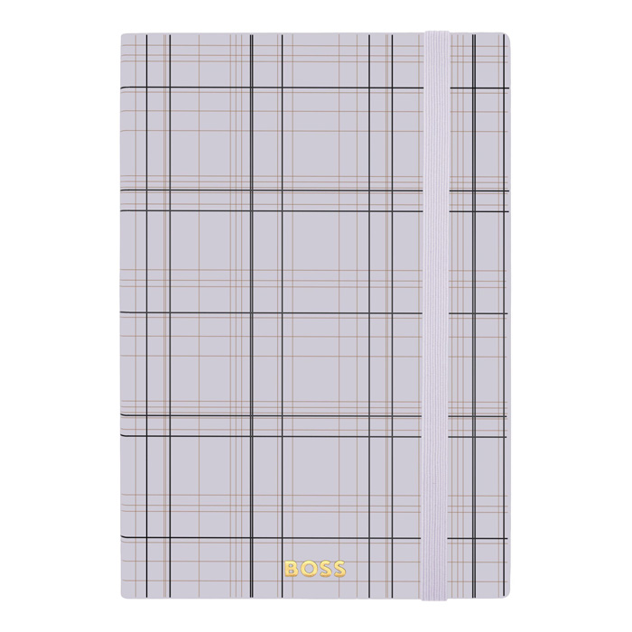 Блокнот А5 Checkered Lilac Lined, пастельный фиолетовый
