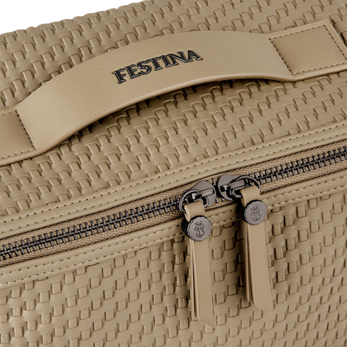 Дорожный несессер Interlace Taupe, бежевый