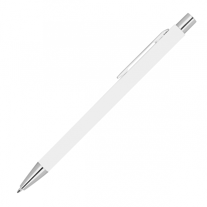 Металлическая шариковая ручка с soft-touch покрытием
