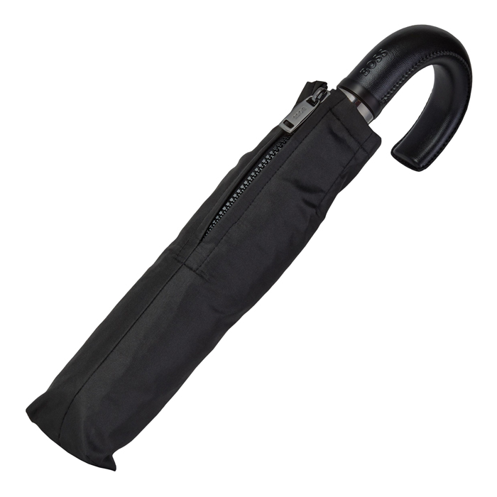 Складной зонт Iconic Black, чёрный