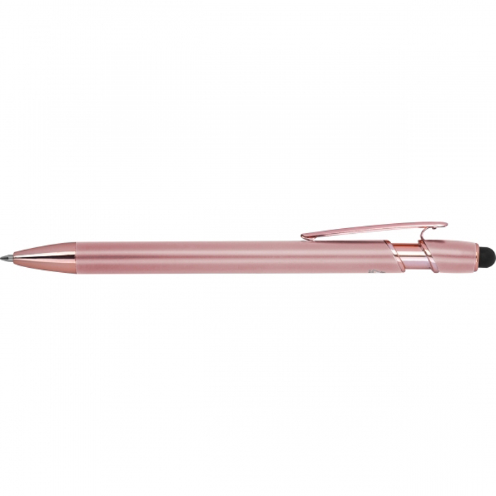 Ручка полугелевая BELO HORIZONTE из перераб. алюминия, розово-золотой