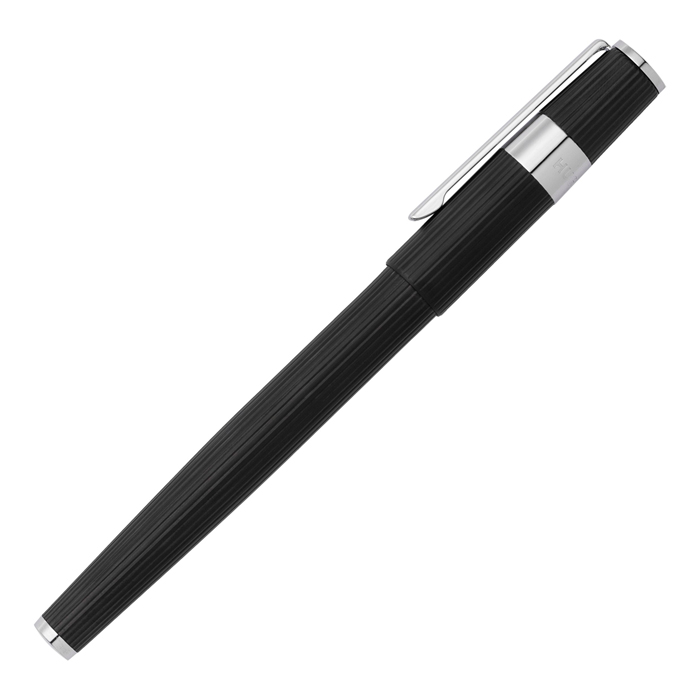 Ручка-роллер Gear Pinstripe Black / Chrome, чёрный