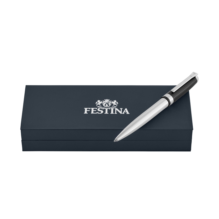 Шариковая ручка Classicals Interlace Chrome, чёрный