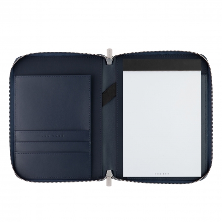 Папка для участника конференции формата А5 zip Contour Navy