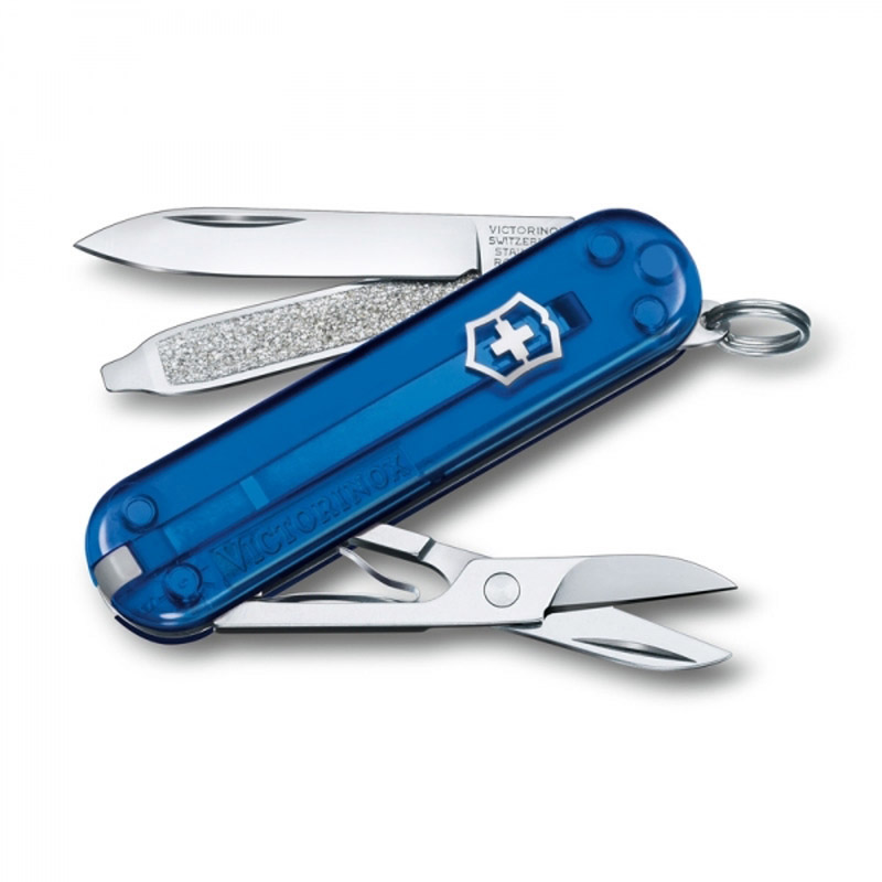 Многофункциональный карманный нож Classic SD Transparent Victorinox