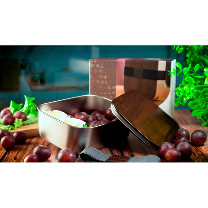 Ланч-бокс из переработанной стали 1000 мл, MoLu