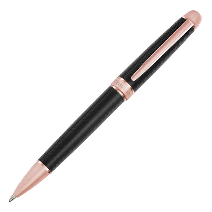 Шариковая авторучка Holborn Black & Rosegold