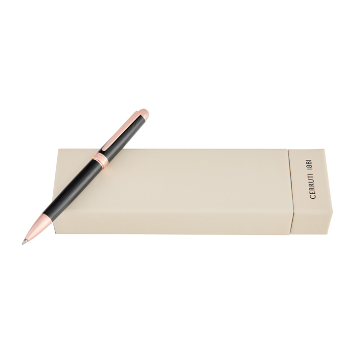 Шариковая авторучка Holborn Black & Rosegold