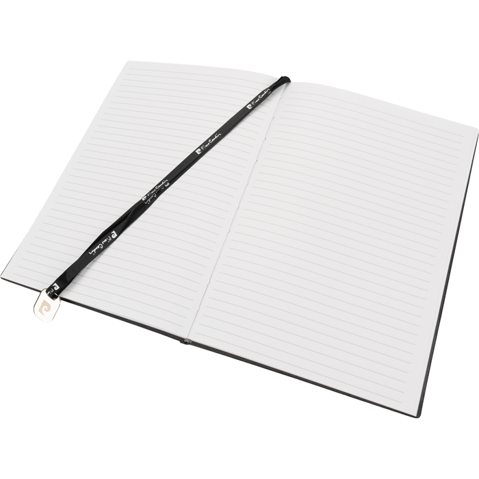 Набор: блокнот и ручка CHANTAL, чёрный, Pierre Cardin