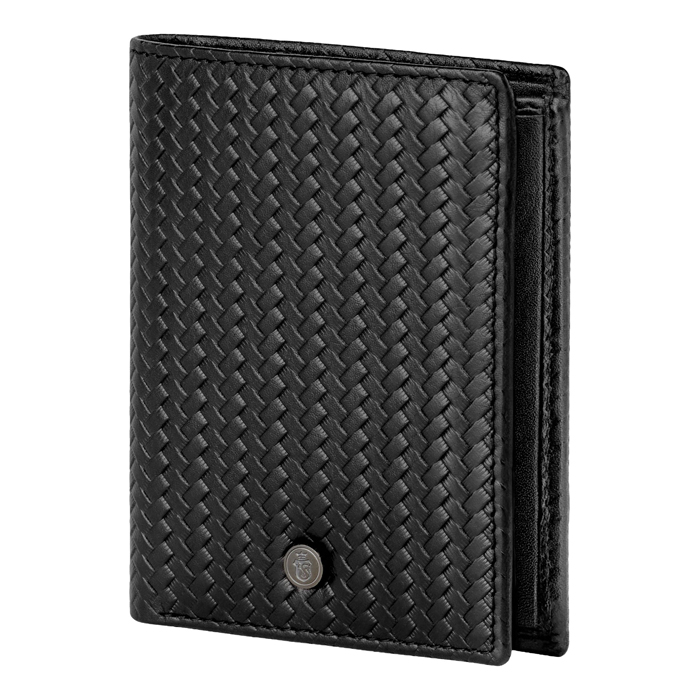 Складной футляр для кредитных карт Interlace Black, чёрный