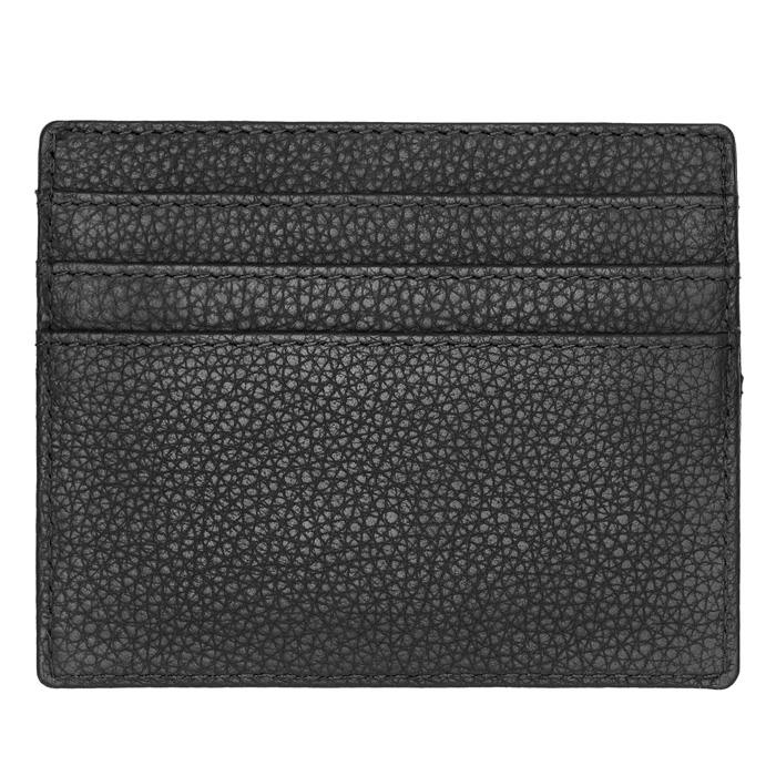 Футляр для кредитных карт Classic Grained Black, чёрный