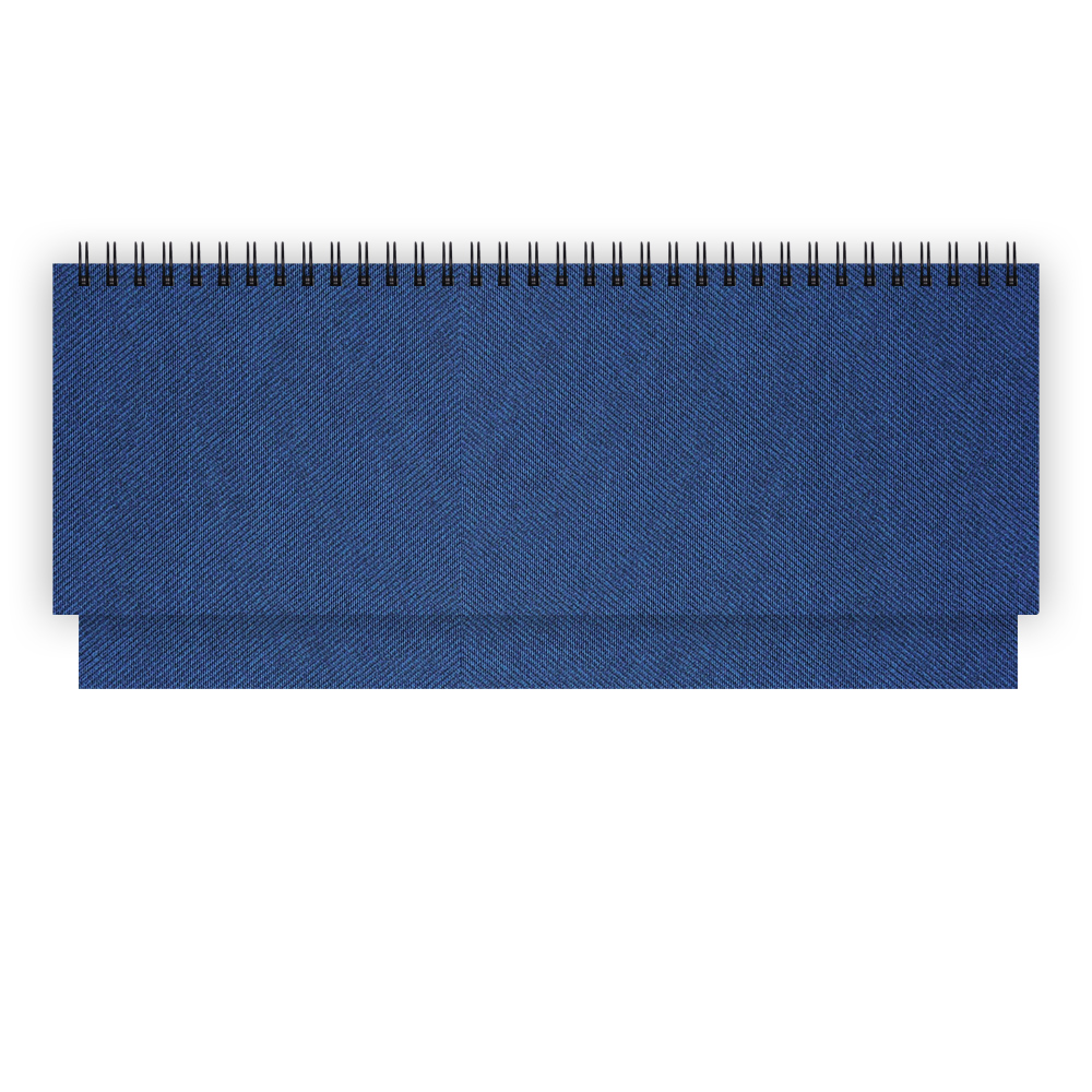 Планинг датированный V47 29,8х10,5 см  DENIM синий тонир. бумага
