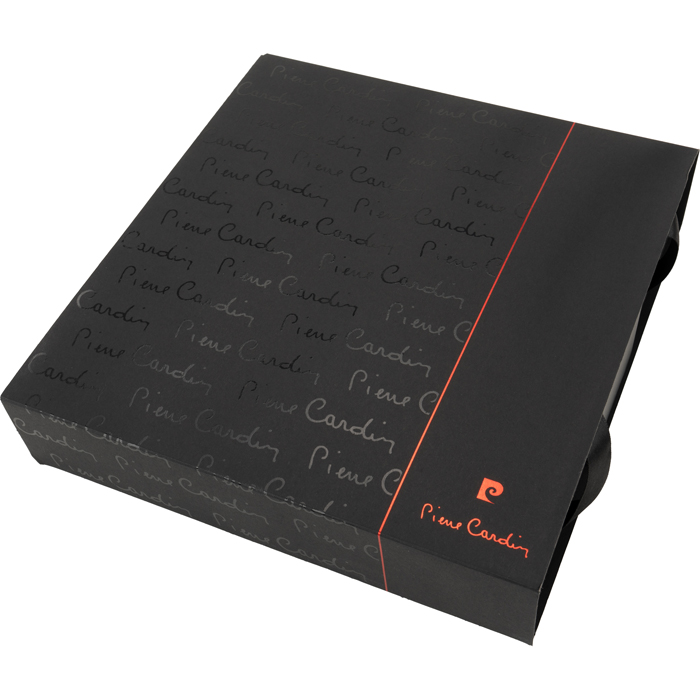 Набор: блокнот и ручка CHANTAL, чёрный, Pierre Cardin