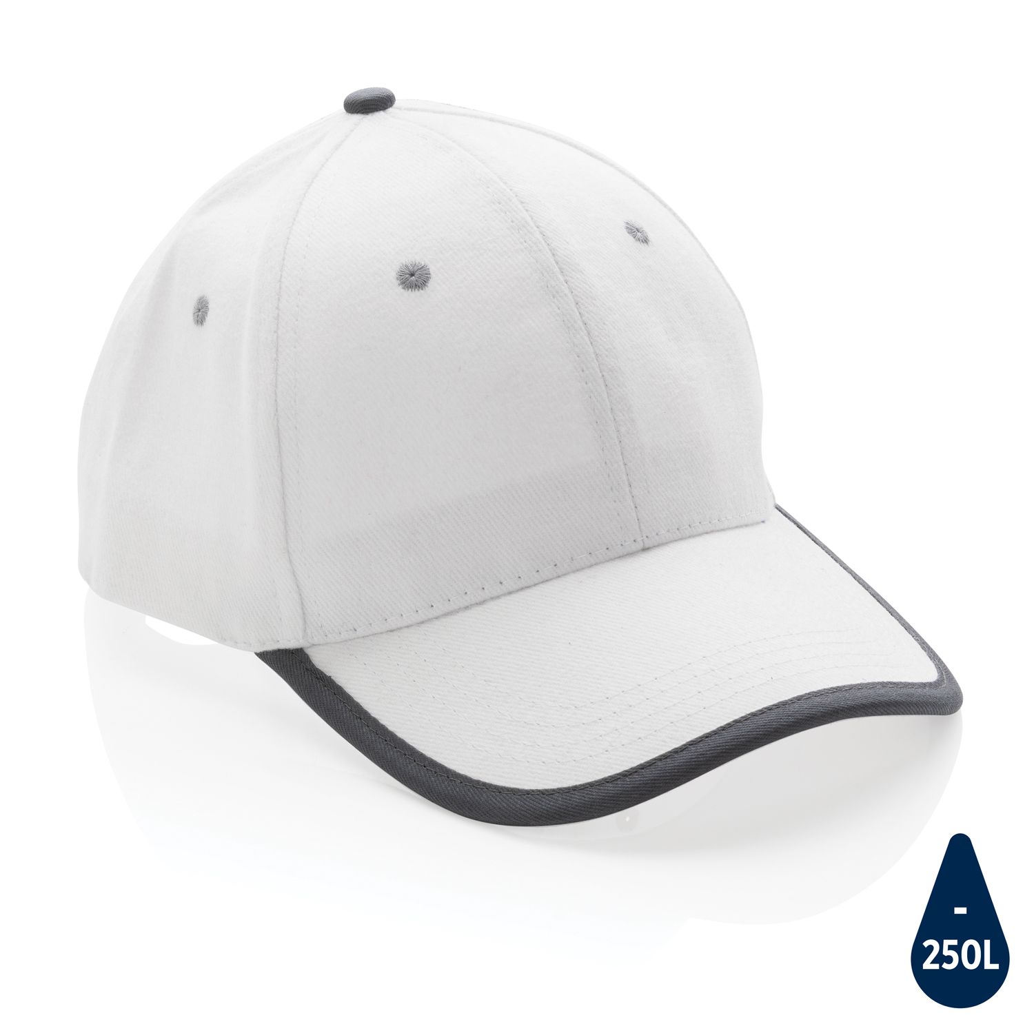 Контрастная бейсболка Impact AWARE™, 6 клиньев, 280 г/м2