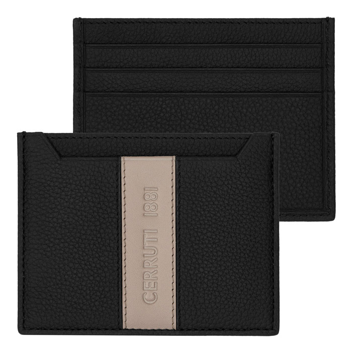 Футляр для кредитных карт Delano Taupe & Black