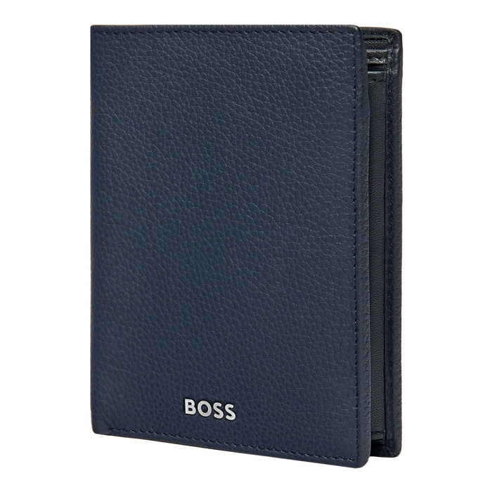 Кошелек Classic Grained Navy, тёмно-синий