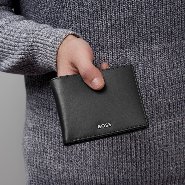 Кошелек Classic Smooth Black, чёрный