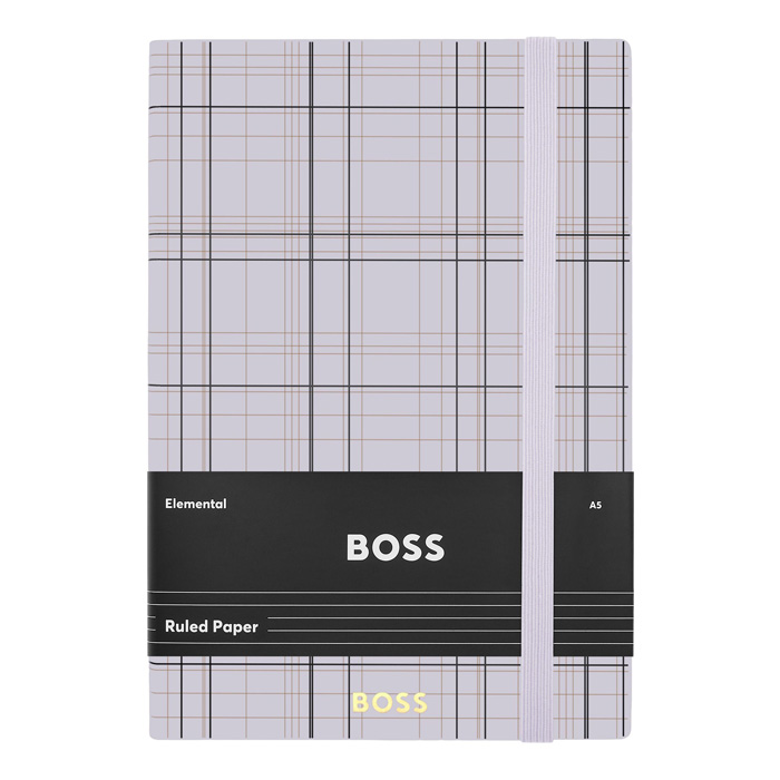 Блокнот А5 Checkered Lilac Lined, пастельный фиолетовый