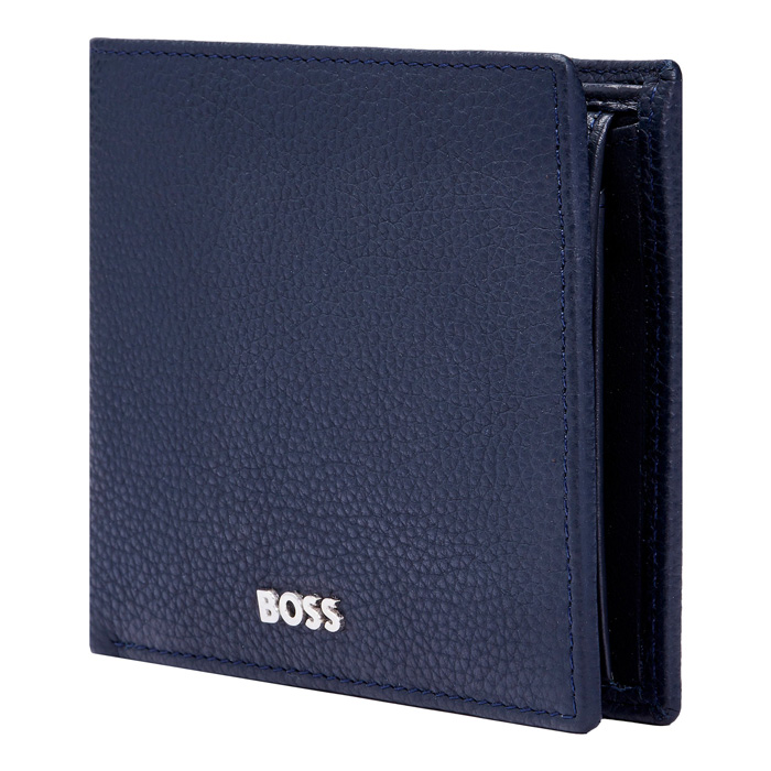 Кошелек Classic Grained Navy, тёмно-синий