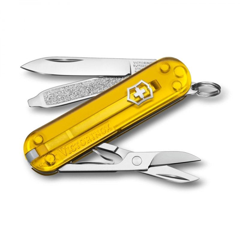 Многофункциональный карманный нож Classic SD Transparent Victorinox