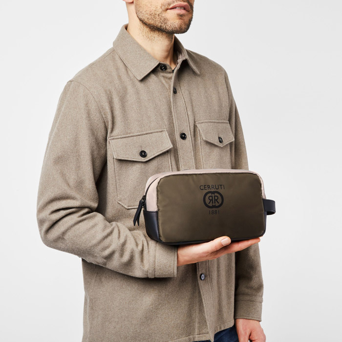 Дорожный несессер Brick Beige Khaki Black