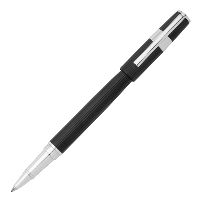 Ручка-роллер Gear Pinstripe Black / Chrome, чёрный