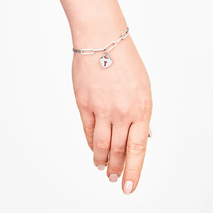 Браслет Clémence Silver, нержавеющая сталь