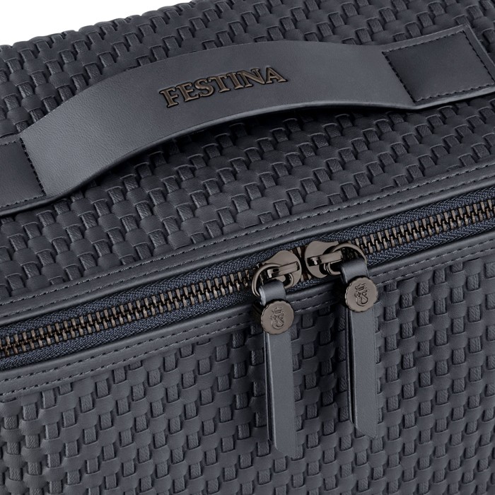 Дорожный несессер Interlace Navy, тёмно-синий