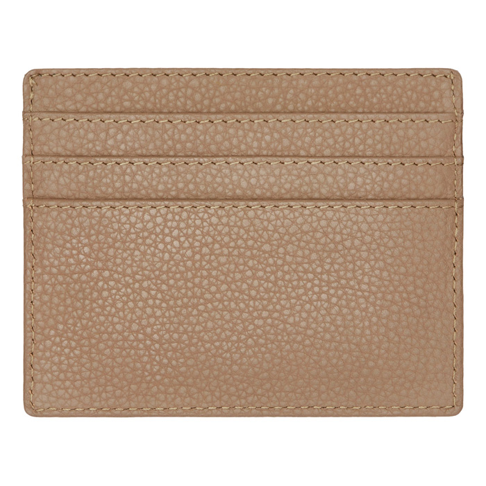 Футляр для кредитных карт Classic Grained Camel, пастельный коричневый