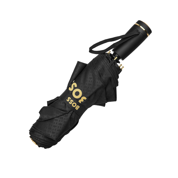 Складной зонт Double B Black & Gold