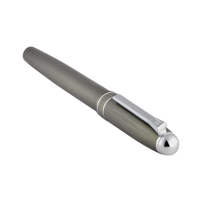 Ручка-роллер Classicals Brushed Gun & Chrome, серый