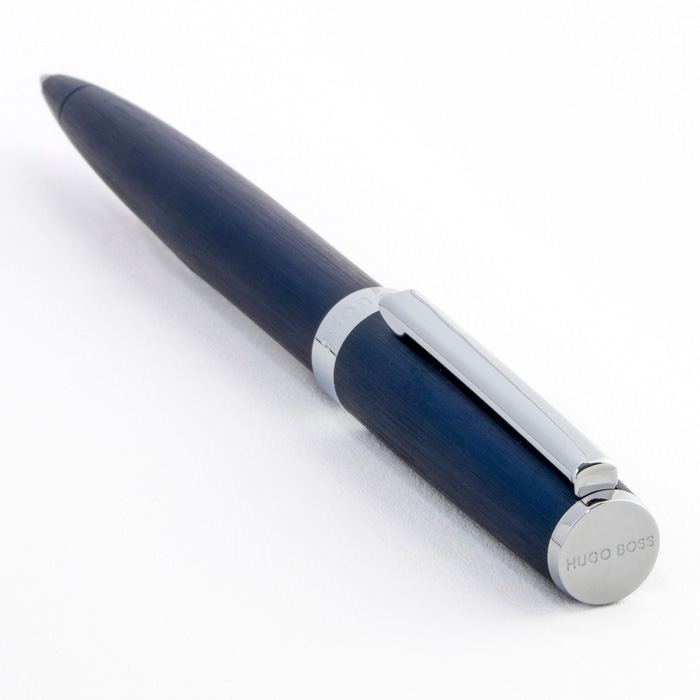 Ручка шариковая Gear Brushed Navy, тёмно-синий