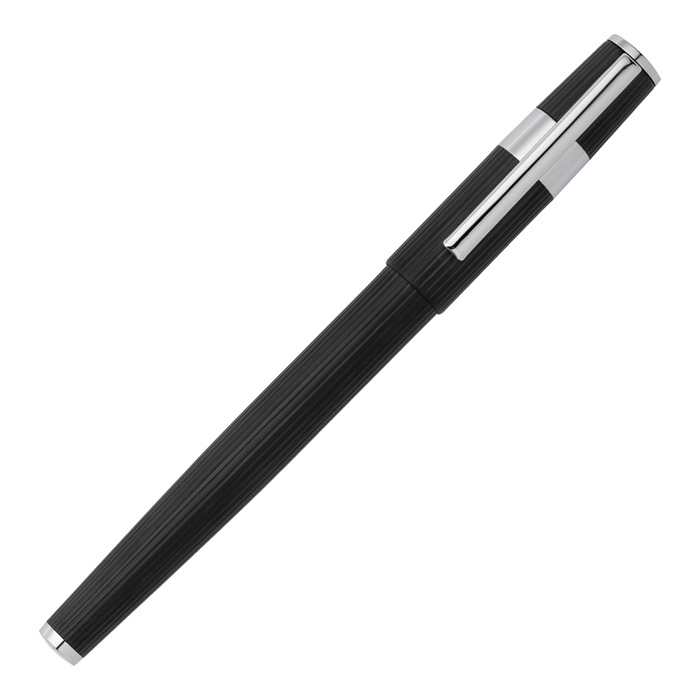 Ручка-роллер Gear Pinstripe Black / Chrome, чёрный