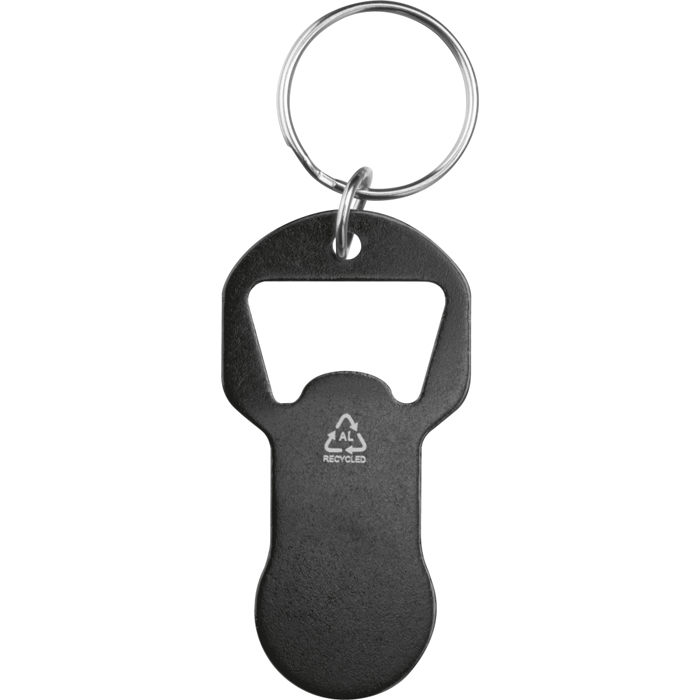 Брелок с открывалкой для бутылок OLIWIER, чёрный, Macma