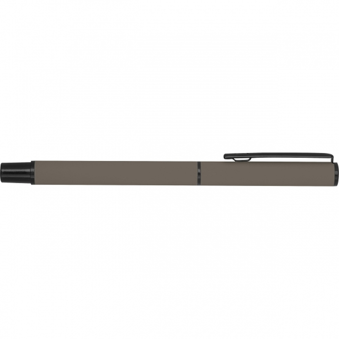 Набор: ручка шариковая и ручка-роллер CANTERBURY, тёмно-серый