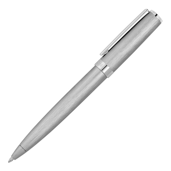 Ручка шариковая Gear Brushed Chrome, серебристый
