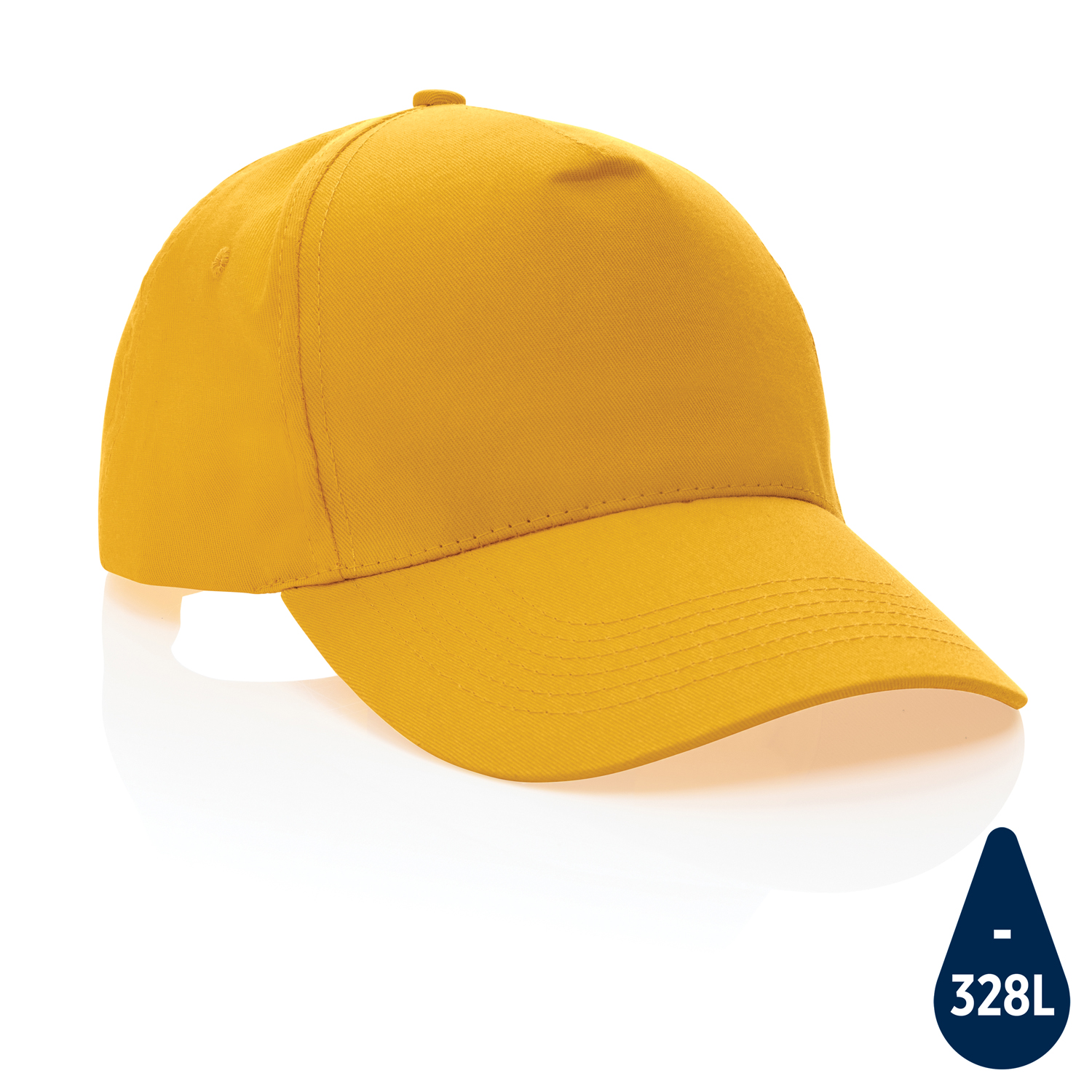 Бейсболка Impact из хлопка AWARE™, 5 клиньев, 190 г/м2