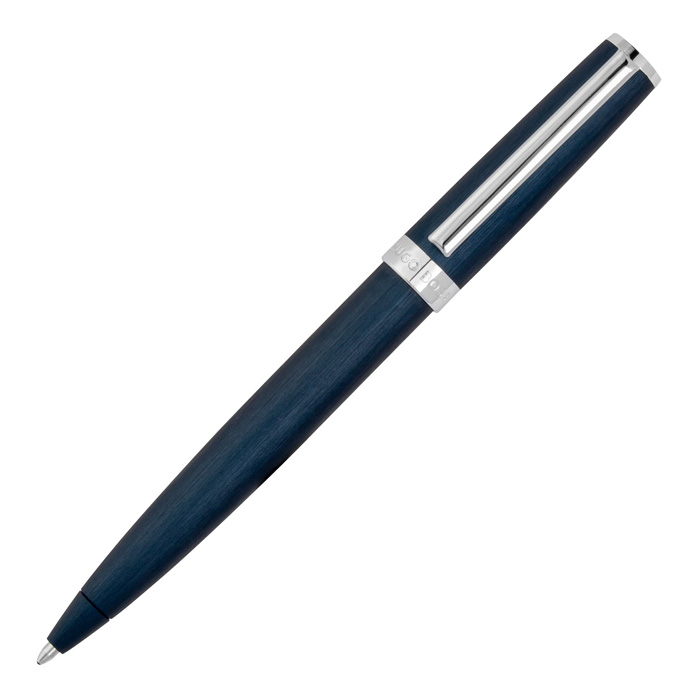 Ручка шариковая Gear Brushed Navy, тёмно-синий