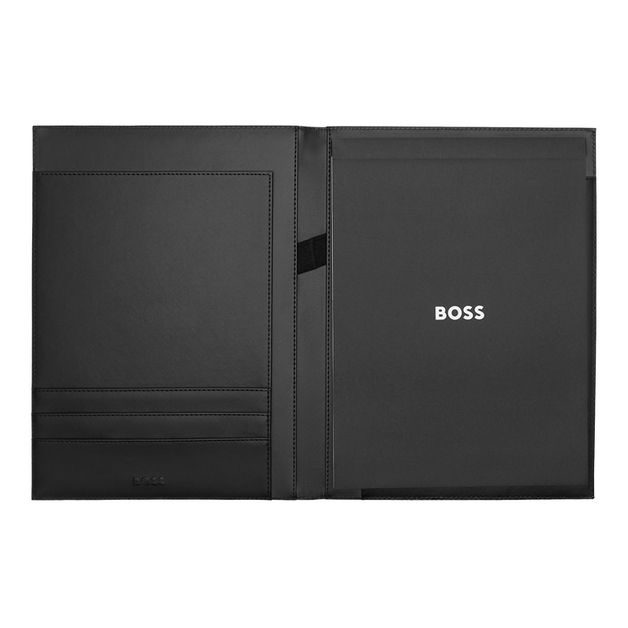 Папка A4 с блокнотом Hugo Boss Formation Line Black