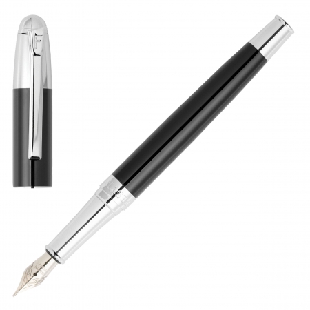 Перьевая авторучка Classicals Chrome Black