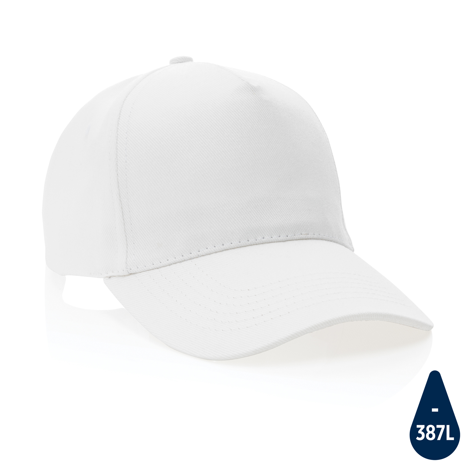 Бейсболка Impact из хлопка AWARE™, 5 клиньев, 280 г/м2