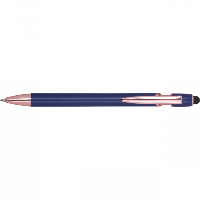 Ручка полугелевая BELO HORIZONTE из перераб. алюминия, синий