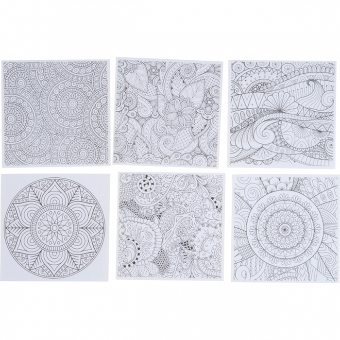 Раскраска с 12 цветными карандашами OHIO