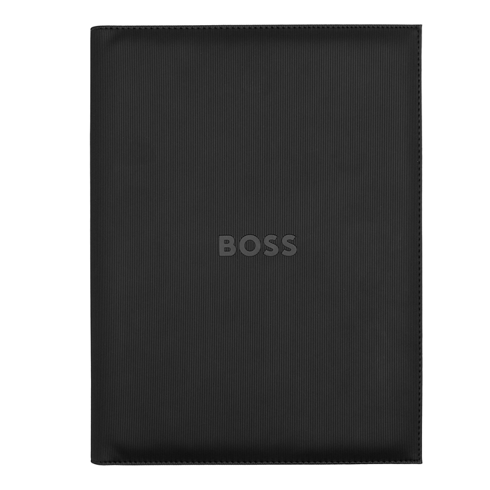Папка A4 с блокнотом Hugo Boss Formation Line Black