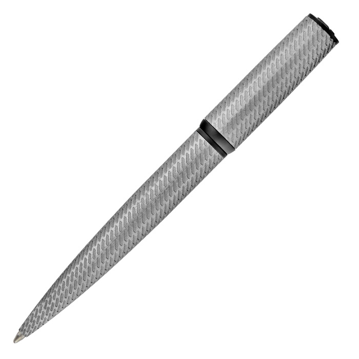 Ручка шариковая Arche Pattern Silver, серебристый